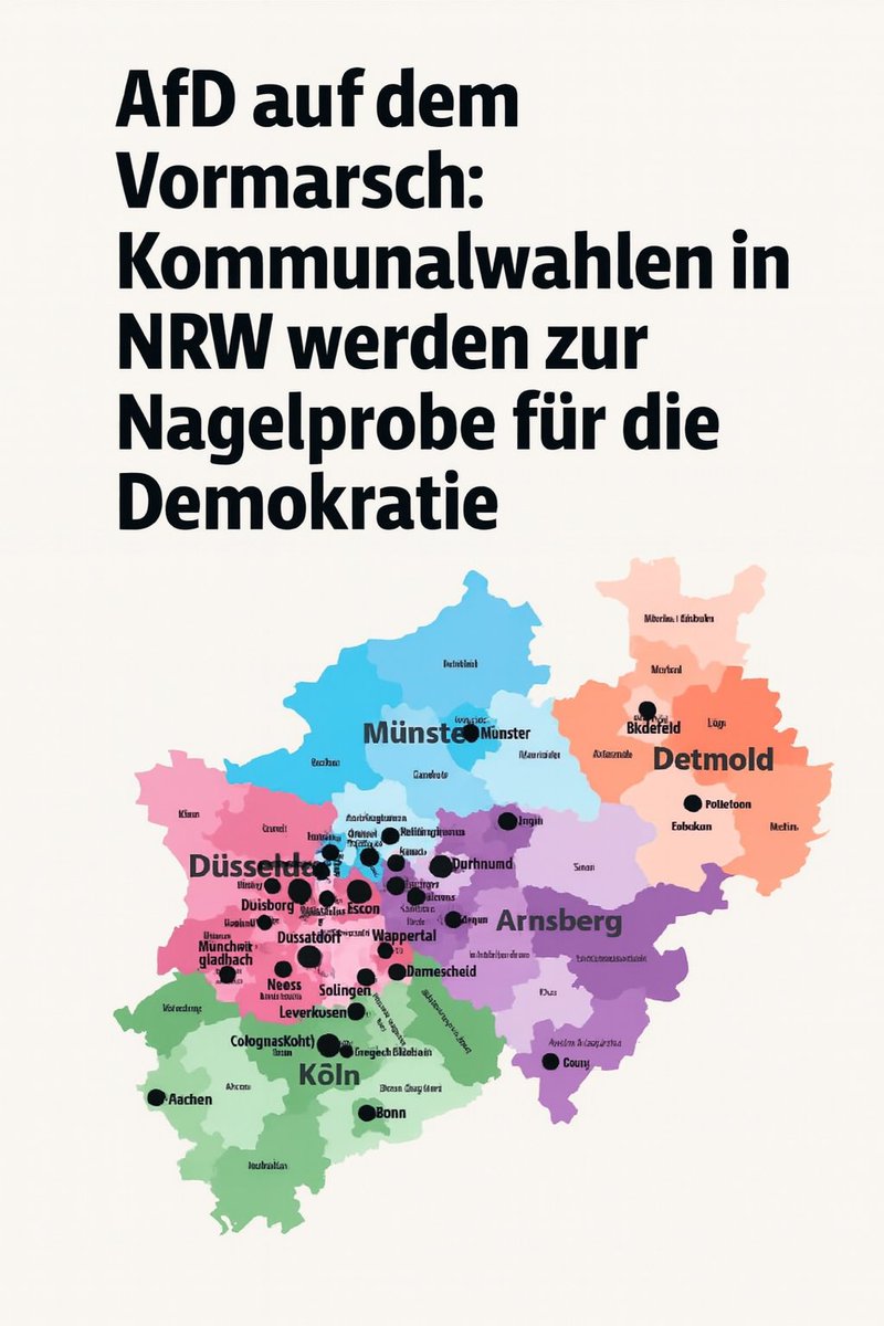 @KPeterL@troet.cafe (@kpeterlbw) on Twitter photo Am 14. Sept. wird in NRW nicht nur gewählt – es wird gezittert. Die AfD könnte in Rathäuser einziehen, Fraktionen bilden, Geld und Einfluss gewinnen. Nicht aus eigener Stärke, sondern weil die Demokratie schwächelt. Wer geht wählen – bevor es zu spät ist?
peterslinkerbolg.blogspot.com/2025/08/afd-au… Am 14. Sept. wird in NRW nicht nur gewählt – es wird gezittert. Die AfD könnte in Rathäuser einziehen, Fraktionen bilden, Geld und Einfluss gewinnen. Nicht aus eigener Stärke, sondern weil die Demokratie schwächelt. Wer geht wählen – bevor es zu spät ist?
peterslinkerbolg.blogspot.com/2025/08/afd-au…