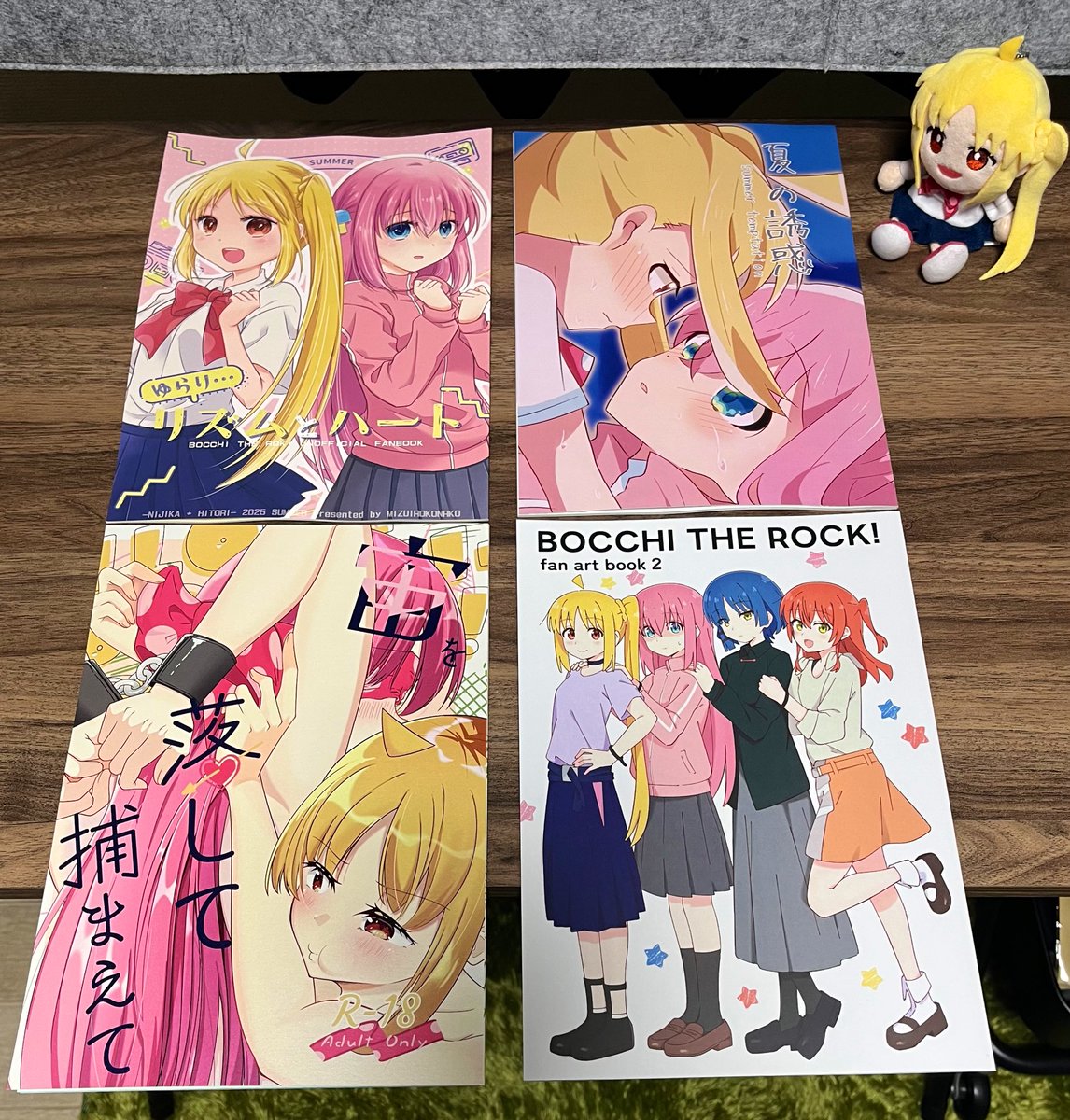 ガムシロ六郎(5/4 JAPAN JAM2025) (@gum_6cheese) on Twitter photo C106 本日の戦利品③
(左上よりサークル名順。敬称略)
・水色仔猫 <a href="/88ki_08/">八十八騎@C106 8/16 東7 B-13a</a>
・兎たない <a href="/Tutanai_ap05/">兎たない</a>
・ist格納庫 <a href="/Grace_Ver2/">ぐれいす@C106一日目東7【B-15b】</a>
・mimoriz <a href="/mimori_05/">ミモリ</a>
同じく、ゆっくり読ませていただきます。
ありがとうございました!🙏 C106 本日の戦利品③
(左上よりサークル名順。敬称略)
・水色仔猫 <a href="/88ki_08/">八十八騎@C106 8/16 東7 B-13a</a>
・兎たない <a href="/Tutanai_ap05/">兎たない</a>
・ist格納庫 <a href="/Grace_Ver2/">ぐれいす@C106一日目東7【B-15b】</a>
・mimoriz <a href="/mimori_05/">ミモリ</a>
同じく、ゆっくり読ませていただきます。
ありがとうございました!🙏