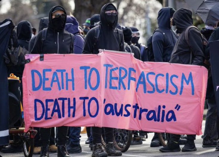‘Women’s rights’ VS ‘Trans rights’,
‘Free Palestine’ VS ‘Australia First’

The people in power who are afraid of us uniting and turning on them…absolutely LOVE THIS DIVISION!

They don’t care what we’re divided over, as long as we’re blaming each other, instead of them!