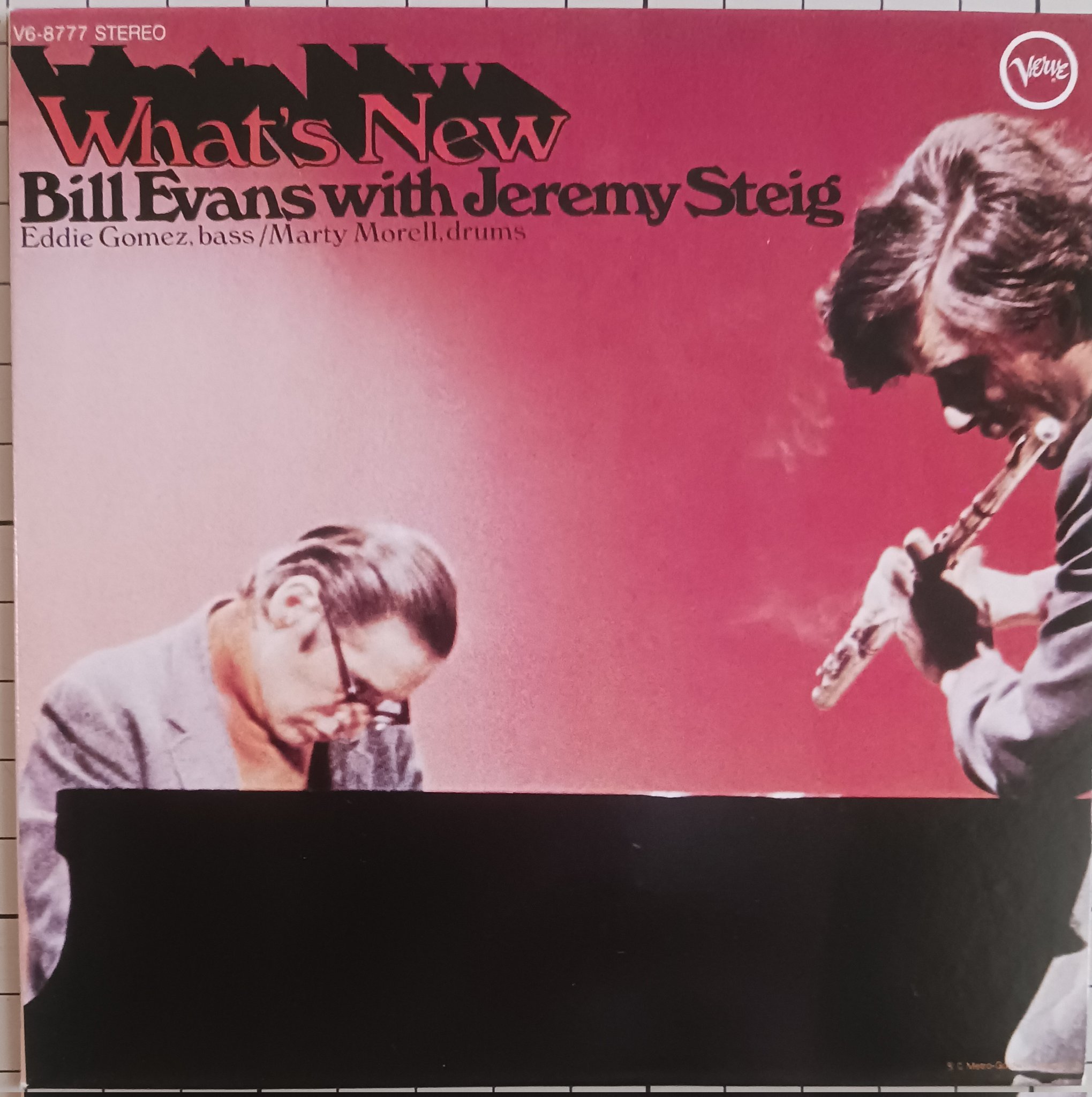 LP ビル・エヴァンス・ウィズ・ジェレミー・スタイグ ／ ホワッツ・ニュー Bill Evans with Jeremy Steig , ビル・エヴァンス・ウイズ