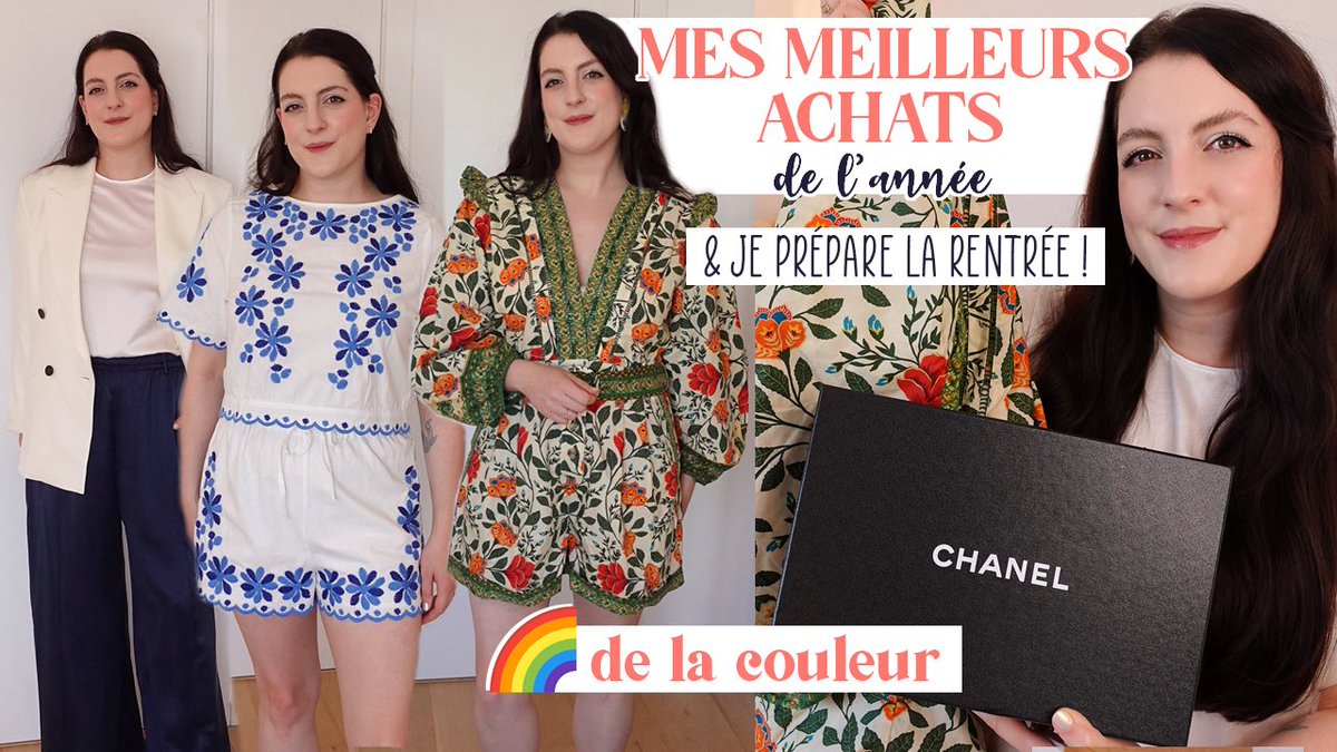 youtu.be/LviyApL9DmE?si… Nouvelle vidéo en ligne : Mes meilleurs CRAQUAGES de l'année 🤩 De la couleur ?! 🌈 😱 HAUL mode &amp; beauté, je prépare la rentrée !

#haul #mode #beauté #favoris #tryon