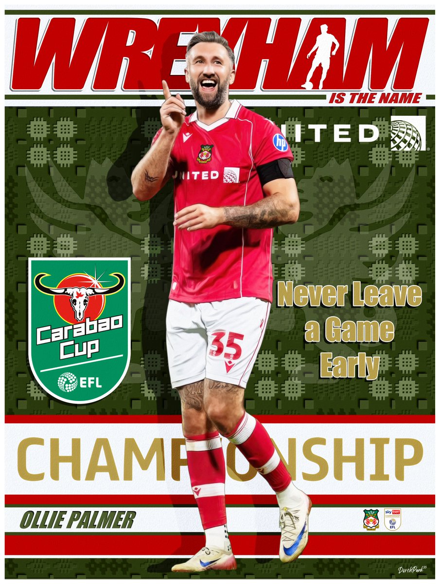 Todd Cross (DarthPunk) (@darthpunk69) on Twitter photo Title: Wrexham is the Name – Ollie Palmer
Artist: DarthPunk
Medium: Digital Illustration & Graphic Design
Hand painted digitally, NO AI.
#Wrexham #askwxm <a href="/WXMClothing/">WXMClothing</a> <a href="/Wrexham_AFC/">Wrexham AFC</a> <a href="/fearlessidzine/">Fearless In Devotion | WREXHAM AFC podcast</a> <a href="/m_griffiths92/">Disney’s Mark Griffiths</a> <a href="/RobRyanRed/">RobRyanRed - Wrexham AFC Podcast</a> <a href="/MeTheWifeWxm/">Me, the Wife and Wrexham AFC Podcast</a> <a href="/TeachMeWxmPod/">Teach Me How To Wrexham</a> Title: Wrexham is the Name – Ollie Palmer
Artist: DarthPunk
Medium: Digital Illustration & Graphic Design
Hand painted digitally, NO AI.
#Wrexham #askwxm <a href="/WXMClothing/">WXMClothing</a> <a href="/Wrexham_AFC/">Wrexham AFC</a> <a href="/fearlessidzine/">Fearless In Devotion | WREXHAM AFC podcast</a> <a href="/m_griffiths92/">Disney’s Mark Griffiths</a> <a href="/RobRyanRed/">RobRyanRed - Wrexham AFC Podcast</a> <a href="/MeTheWifeWxm/">Me, the Wife and Wrexham AFC Podcast</a> <a href="/TeachMeWxmPod/">Teach Me How To Wrexham</a>