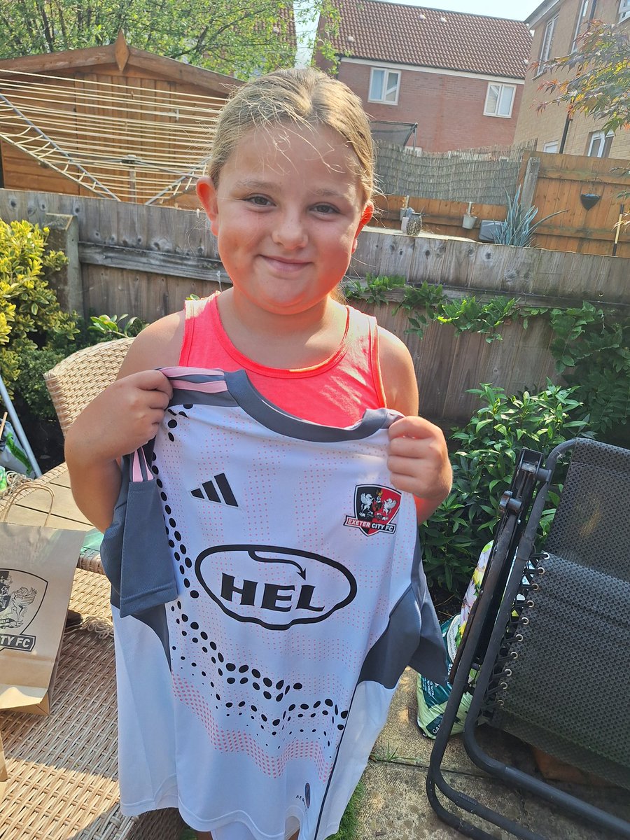 Sonya Rodrigues (@sonya270784) on Twitter photo New shirt this season only one name this lil lady would have on it!! Away shirt to ready for the season to kick off tomorrow!! UTC!! ⚽️🤍❤️ <a href="/ExeterCityWFC/">Exeter City Women FC</a> <a href="/ExeterCityWSC/">Exeter City Women’s SC</a> <a href="/HerGameToo_ECFC/">Her Game Too | Exeter City FC</a> New shirt this season only one name this lil lady would have on it!! Away shirt to ready for the season to kick off tomorrow!! UTC!! ⚽️🤍❤️ <a href="/ExeterCityWFC/">Exeter City Women FC</a> <a href="/ExeterCityWSC/">Exeter City Women’s SC</a> <a href="/HerGameToo_ECFC/">Her Game Too | Exeter City FC</a>