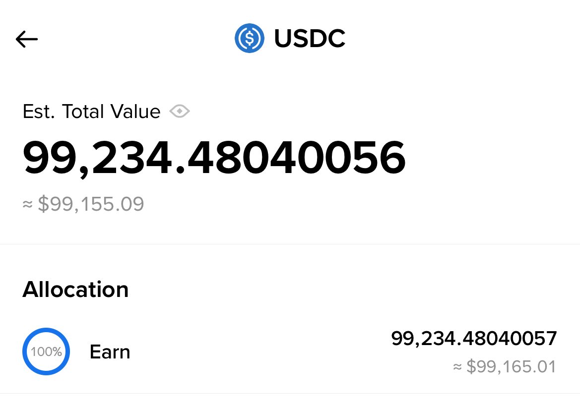 바이낸스 USDC 12% 이벤트는 꼭 참여해야함 물론 @RaoniKor 같은 고수들은 @SonicLabs 에서 디파이에서 굴리는게  효율이 더 잘나오겠지만 그런거 잘 모르는 초보들은 바이낸스에라도 꼭 넣어두고 12% 라도 꼭 타먹길… 풍차돌리면 23000불이면  10만불 예치가능