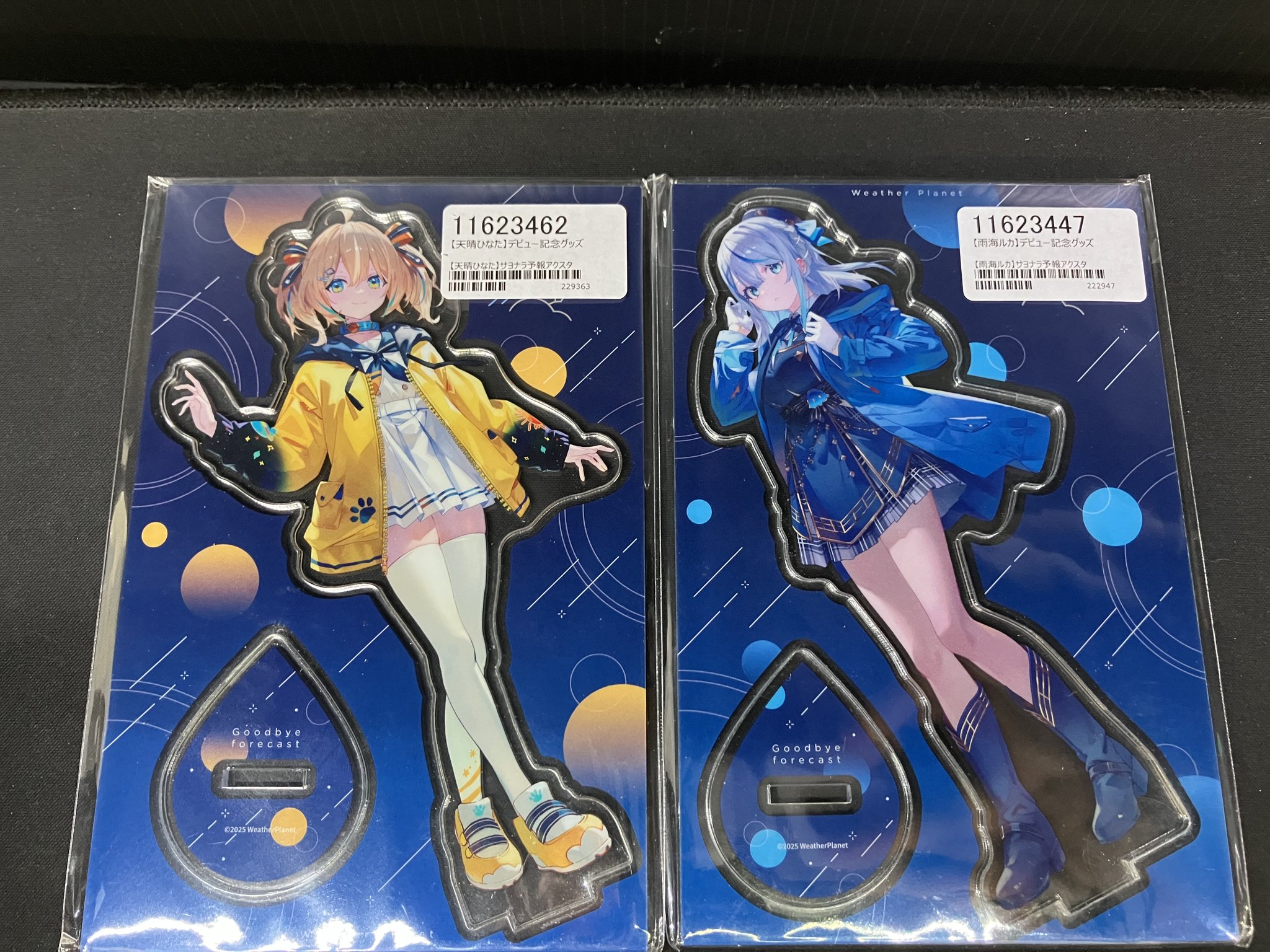 雨海ルカ デビュー記念グッズ WeatherPlanet Whether Planet 天晴