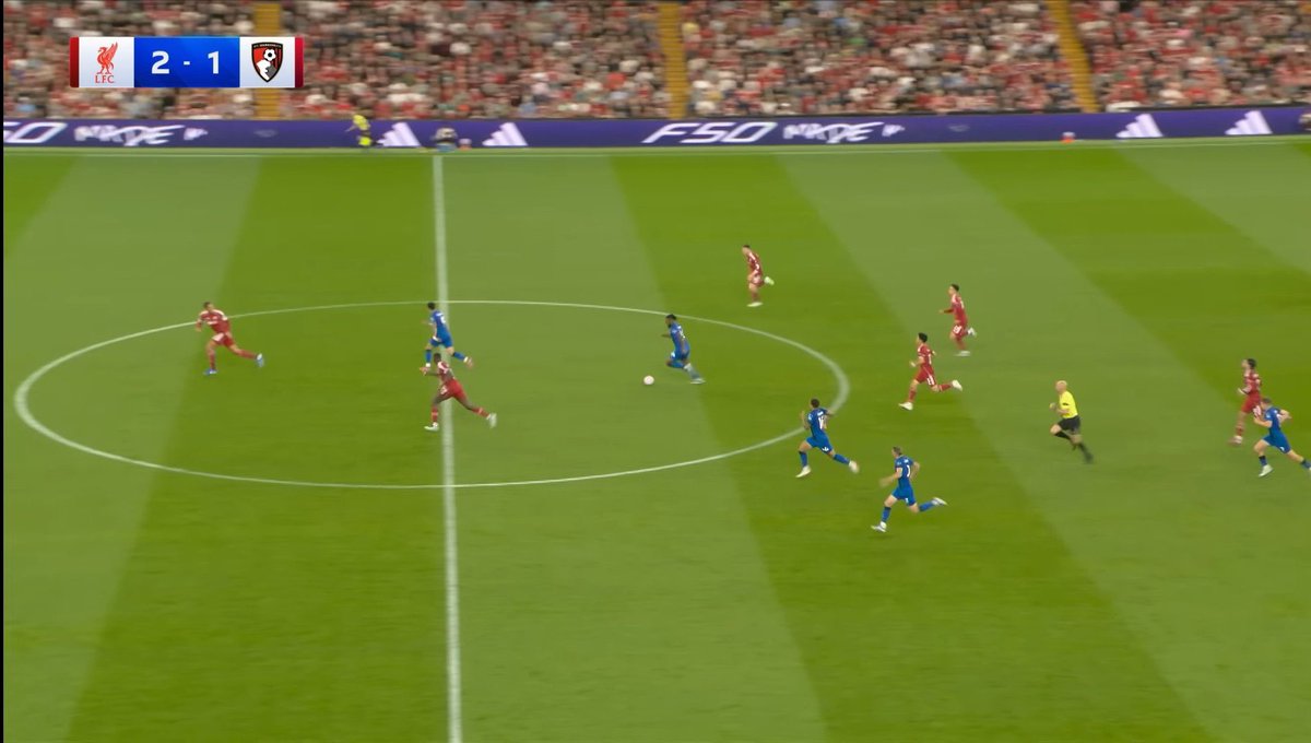 Wizarab10's tweet photo. Running to the box from the halfway line is not buying time. It is stupidity. https://t.co/tokqHr1skV