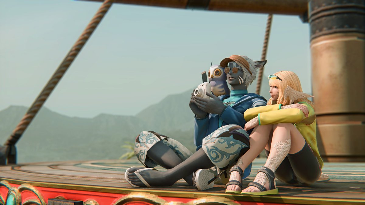 Matthias_XIV's tweet photo. Matt and Igna enjoying the Moonfire Faire together☀️

#GPOSERS #GPOSE #EorzeaPhotos #miqote #AuRa https://t.co/bMpLBCQplC