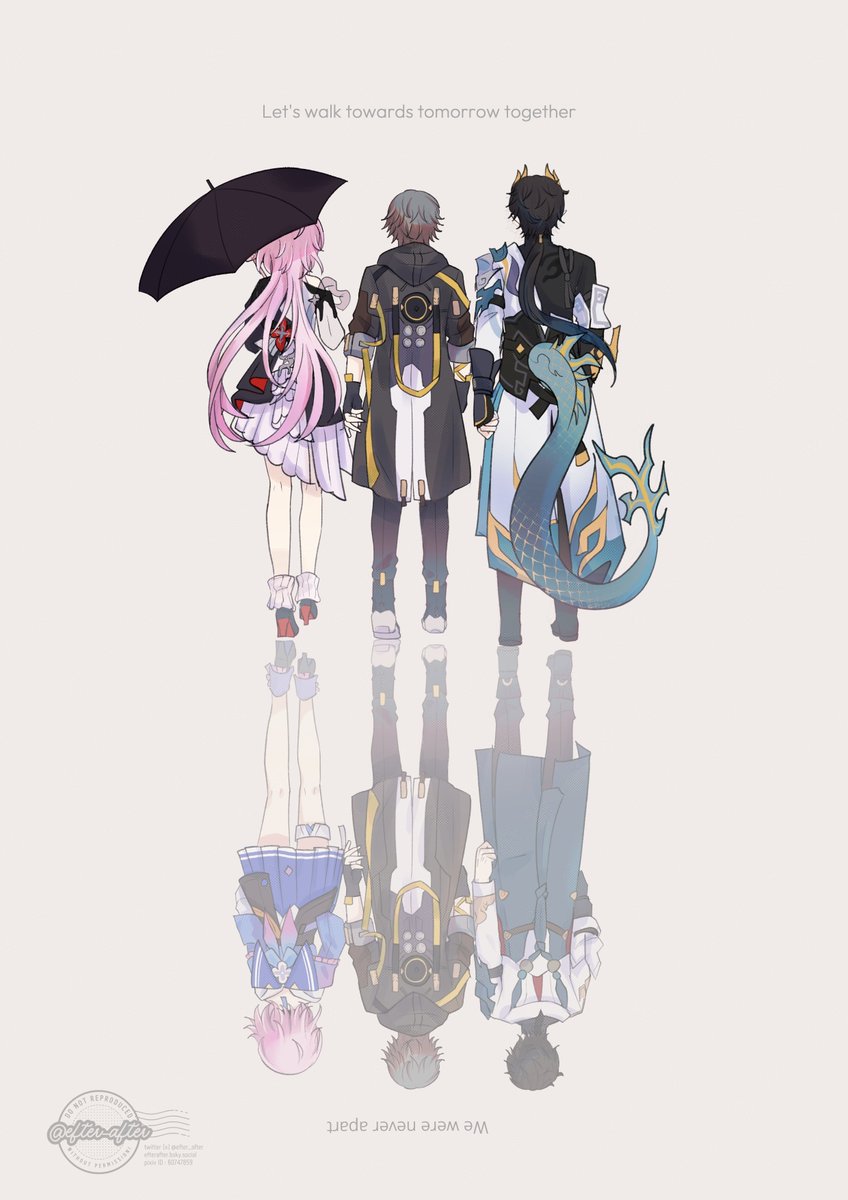 always by each other's side
#March7th #Caelus #Danheng