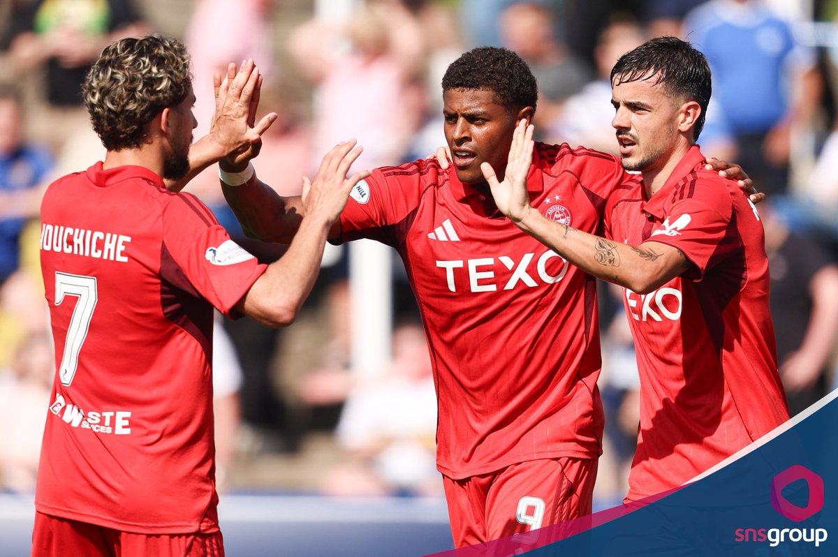 A first Dons goal for 𝙆𝙪𝙨𝙞𝙣𝙞 𝙔𝙚𝙣𝙜𝙞 🔴⚪️

#AberdeenFC | #PremierSportsCup