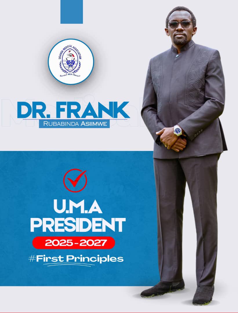 Welcome to my official account as a presidential candidate for Uganda Medical Association (2025–2027). Under my leadership, we shall uphold the dignity of our profession, safeguard doctors’ welfare, and strengthen our role in shaping a healthier Uganda.
