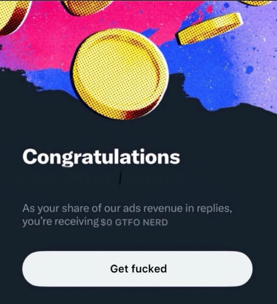 Just remember folks if you try hard you too can get rewarded like me from X!! 😎👌🏼💯💯👍🏻