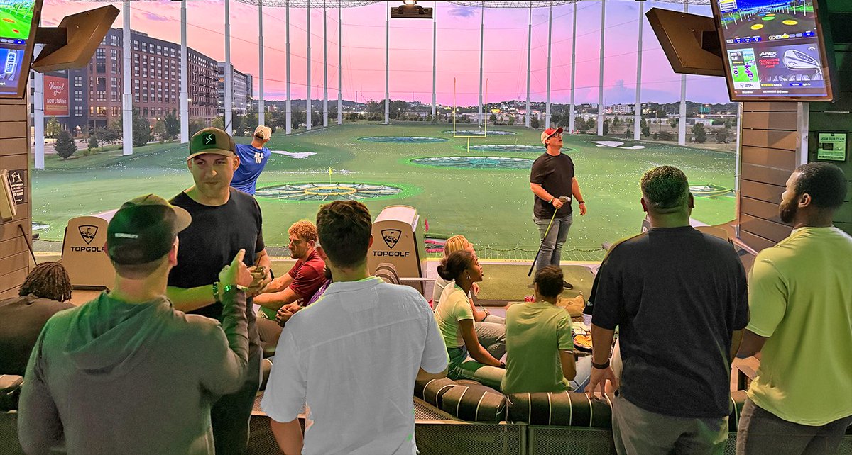 Our favorite moment from the <a href="/FBRecSymposium/">Personnel and Recruiting Symposium</a>? Hosting more than 35 college programs at <a href="/Topgolf/">Topgolf</a> for a night of friendly competition! 
Catch our full Symposium recap here: 
📰 scorability.app/3V48bx7