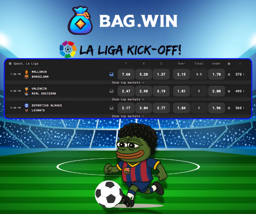 BroMilito's tweet image. 🚨 La Liga Kick-Off! 🚨

#Barca  starts their season tonight! 🔵🔴
Big question: Will 18-year-old Lamine Yamal honor his freshly earned #10 jersey with a goal? ⚡️🔥

💭 Drop your predictions &amp;amp; share your slips! 💰
👉 Bet now: bag.win/ref/AntNRadioW…

#LaLiga #Barca #Bagwin #Sport