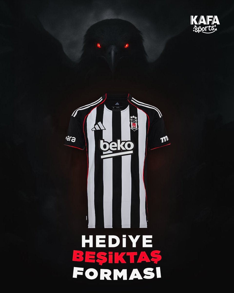 🦅 1 kişiye Beşiktaş forması hediye.

☑️ Bizi takip et,
🔁 Tweet'i RT'le,
Formayı kazanma şansını yakala.

📌 Formayı hediye edeceğimiz takipçimizi 19 Ağustos Salı günü duyuracağız.