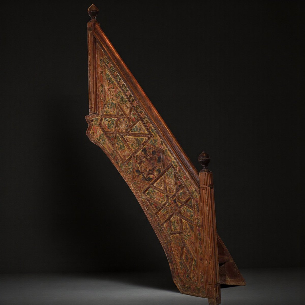 AuctionsTemplum's tweet image. ⭐ Lot 448 – Monumental Mudejar Pulpit Stair (15th c.)
Wood w/ polychrome traces · Hispano-Muslim · Highlight Lot – Grand September Auction
🗓️ Sept 9 – 12:00 CEST · Barcelona
🔗 ow.ly/Qql550WFw2k
.
.
.
#MudejarArt #IslamicArt #MedievalArt #ArtCollectors