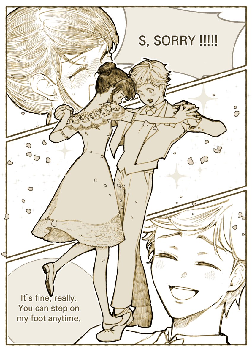 J'aime danser avec toi💃🕺🩷💚 #MiraculousLadybug
