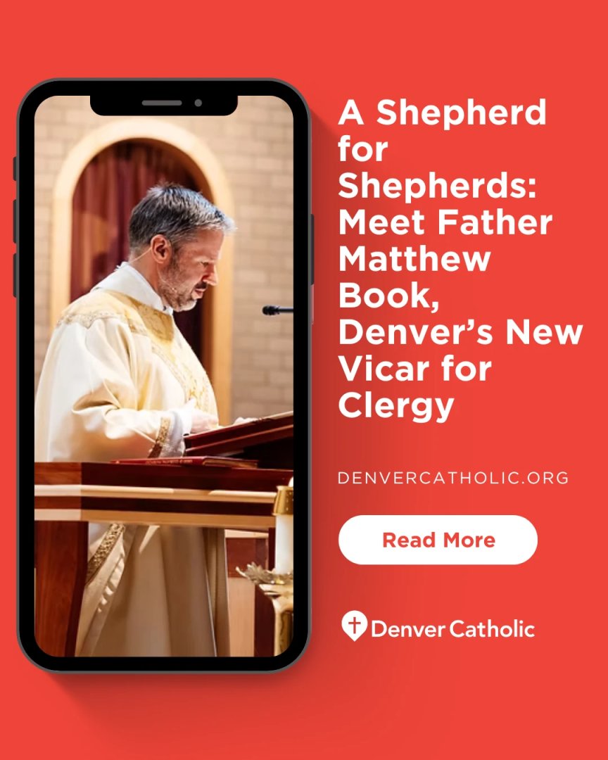 Meet Father Matthew Book, recently appointed Vicar for Clergy in the Archdiocese of Denver. Learn how his pastoral experience and theological background will support and guide our priests.

🔗 denvercatholic.org/a-shepherd-for…