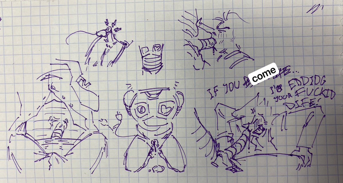 im sooo on the clock. i am soooo working rn 

#spamtenna #spamton #tenna #deltaruined #deltarunensfw