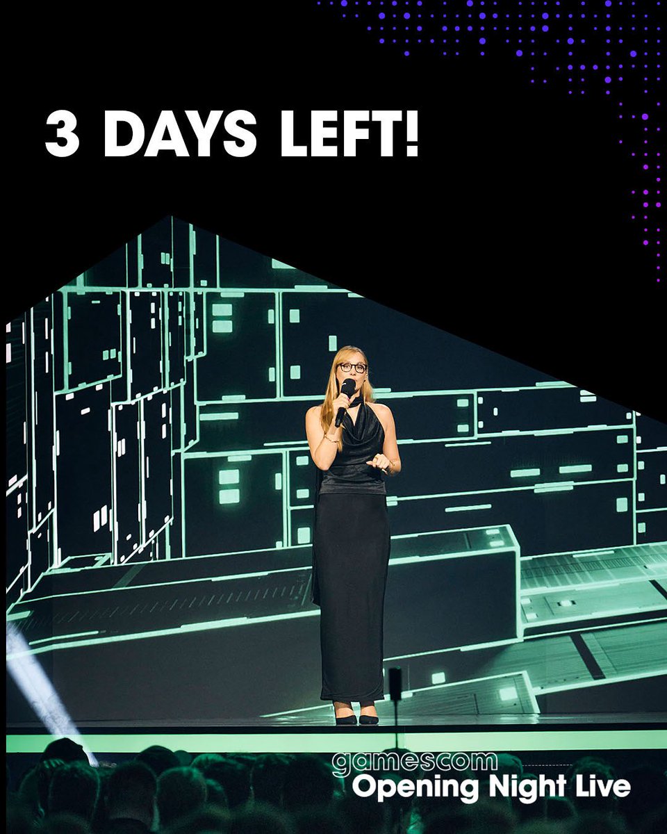 gamescom (@gamescom) on Twitter photo ONL 3 Days: Where will you be when <a href="/geoffkeighley/">Geoff Keighley</a> and co-host <a href="/sjokz/">Eefje Depoortere</a> drop the hottest gaming news in just 3 days time? 👀 #gamescom #OpeningNightLive ONL 3 Days: Where will you be when <a href="/geoffkeighley/">Geoff Keighley</a> and co-host <a href="/sjokz/">Eefje Depoortere</a> drop the hottest gaming news in just 3 days time? 👀 #gamescom #OpeningNightLive