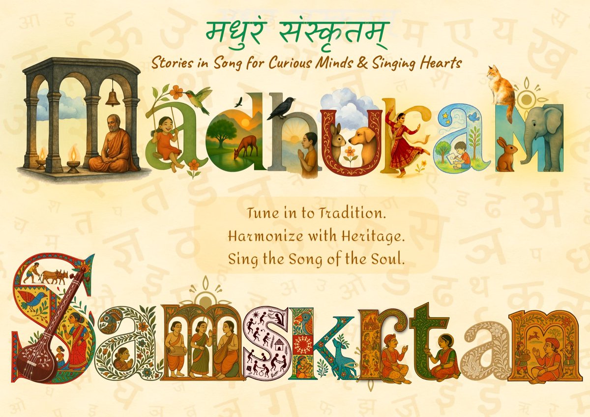 🌸 Namaste🌸

With immense joy and gratitude, I’m delighted to share the official launch of Phase one of our cherished project — Madhuraṁ Saṁskṛtam! 🙏

Listen to all the songs here:  …m.samskritabalasahityaparishad.org.in

Deepest Gratitude, Team Madhuraṁ Saṁskṛtam!
