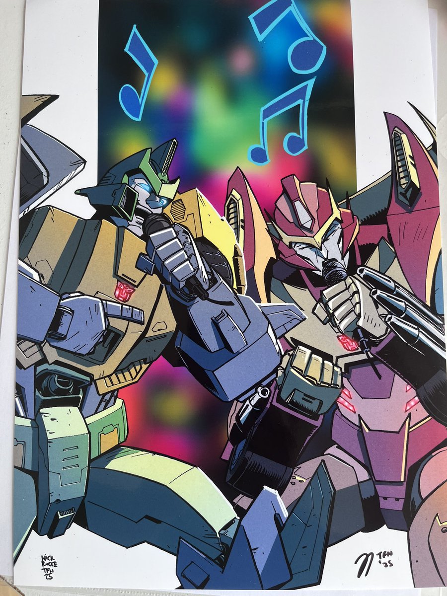 chair 🪑 (@electrochairr) on Twitter photo My Springer and Rodimus commission from <a href="/NickRoche/">Nick Roche</a> coloured by <a href="/wordmongerer/">John-Paul Bove is off to TFNation!</a> !! My Springer and Rodimus commission from <a href="/NickRoche/">Nick Roche</a> coloured by <a href="/wordmongerer/">John-Paul Bove is off to TFNation!</a> !!