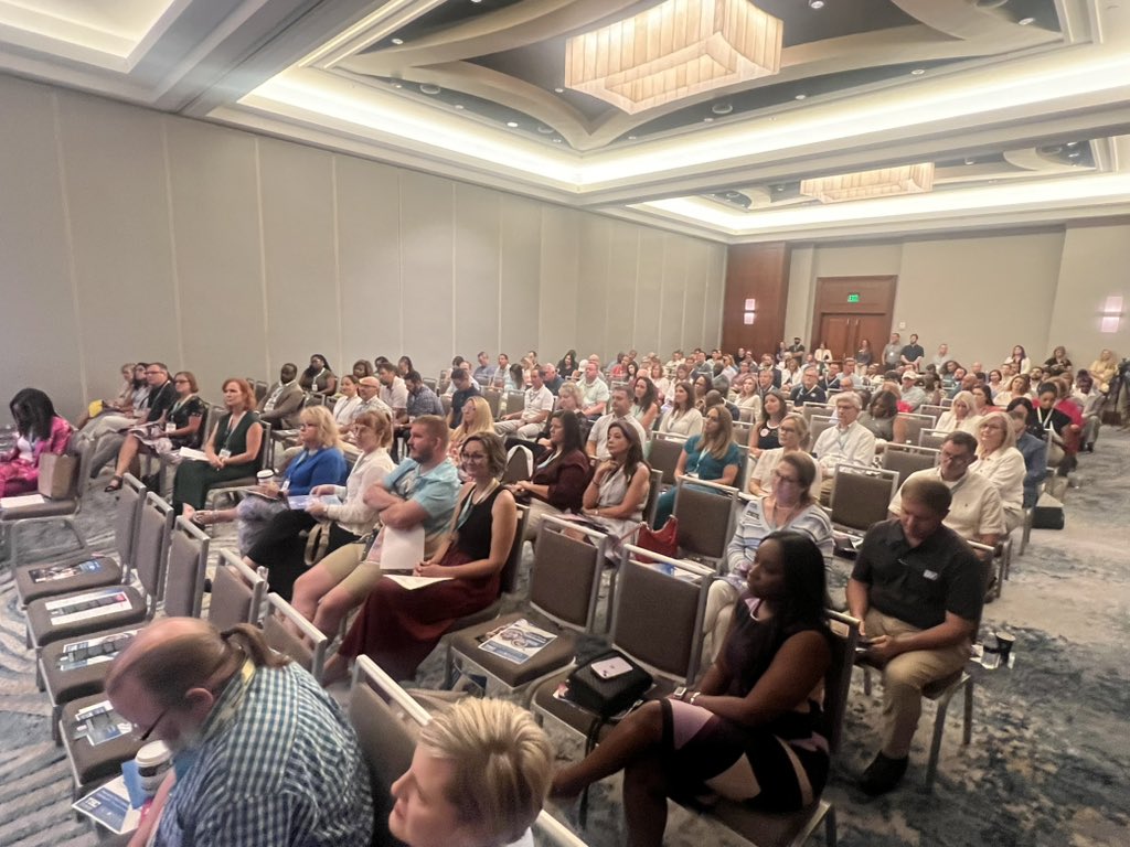 Nearly full room at @talchamber conference of attendees wanting to know how to harness more on artificial intelligence. #TLHACC25