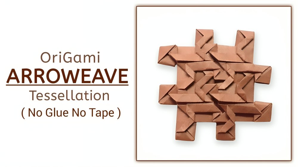 Origami Arroweave Tessellation ( Master Jugal ) || Unit Tesselation Series - 46 || ORIGAMI J15

For Tutorial check out my YouTube channel - ORIGAMI J15 or below link

youtu.be/wgVuKw88sq0