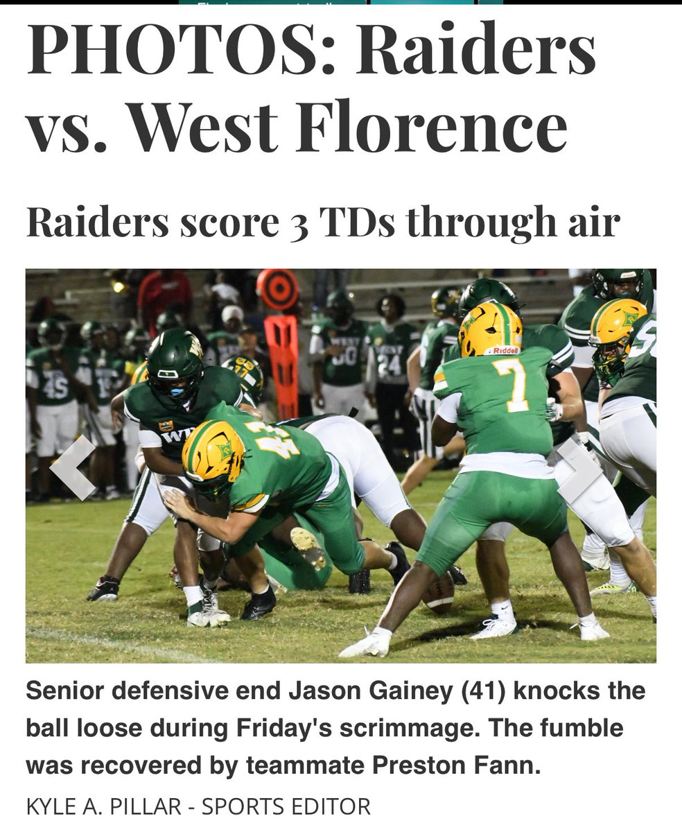 JasonGainey_Sports (@jasongaineys) on Twitter photo First game of the season: Short 2 quarter Jamboree. Walked away with several tackles, stripped the ball for a forced fumble and a ton of pressure on our opponent’s QB. Thank you Lord. #RaidersForever #GaineyStrong. <a href="/coach_wallace10/">Robbie Wallace</a> <a href="/FbRichmond/">RichmondRaidersFB</a> <a href="/GC_Pride_Fball/">Greensboro College Football</a> <a href="/CoachTorain_16/">Maurice Torain</a> First game of the season: Short 2 quarter Jamboree. Walked away with several tackles, stripped the ball for a forced fumble and a ton of pressure on our opponent’s QB. Thank you Lord. #RaidersForever #GaineyStrong. <a href="/coach_wallace10/">Robbie Wallace</a> <a href="/FbRichmond/">RichmondRaidersFB</a> <a href="/GC_Pride_Fball/">Greensboro College Football</a> <a href="/CoachTorain_16/">Maurice Torain</a>