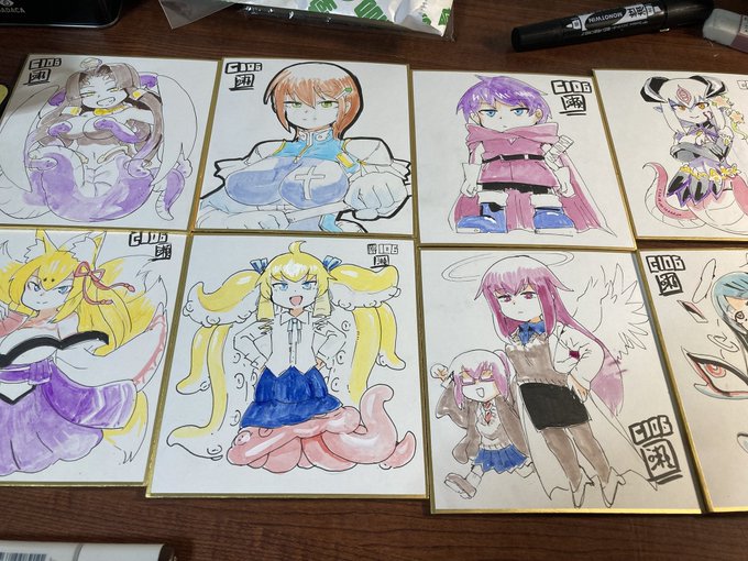 10枚ほど用意しました。寝ます。 