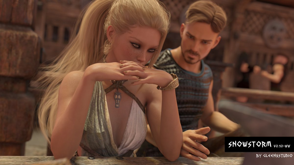 ❄️SnowStorm v0.10b-ww is finally available! ❄️
This update focus mainly on White Wolves content and will continue the stories of Astrja, Astrid and Mathilda from your White Wolves path, but also the story of Sonja coming from the BloodyBears clan. 
patreon.com/posts/136624449