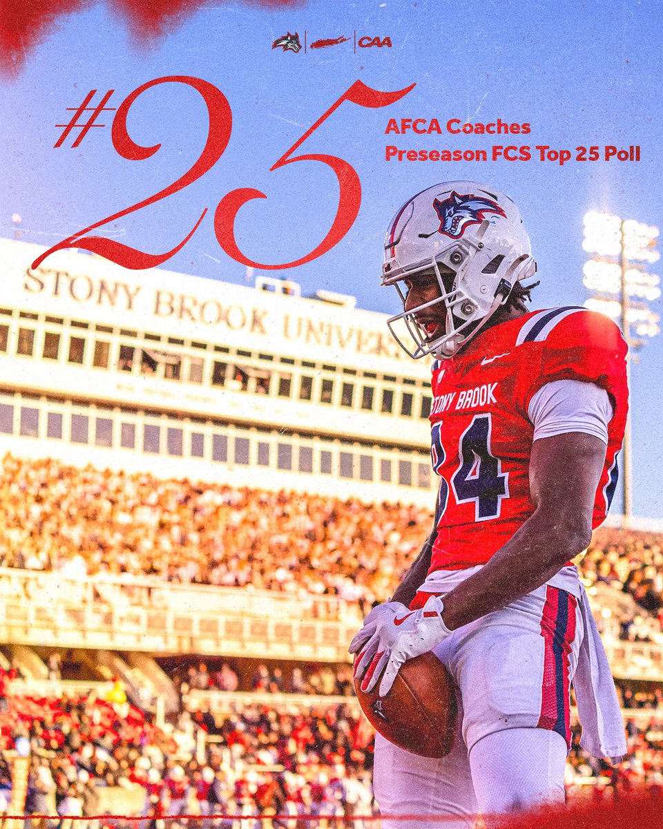 🚫🐀☠️ 

Coming in at No. 25 on the AFCA Coaches Preseason Poll! 

🌊🐺 x #As1 x <a href="/WeAreAFCA/">AFCA</a>