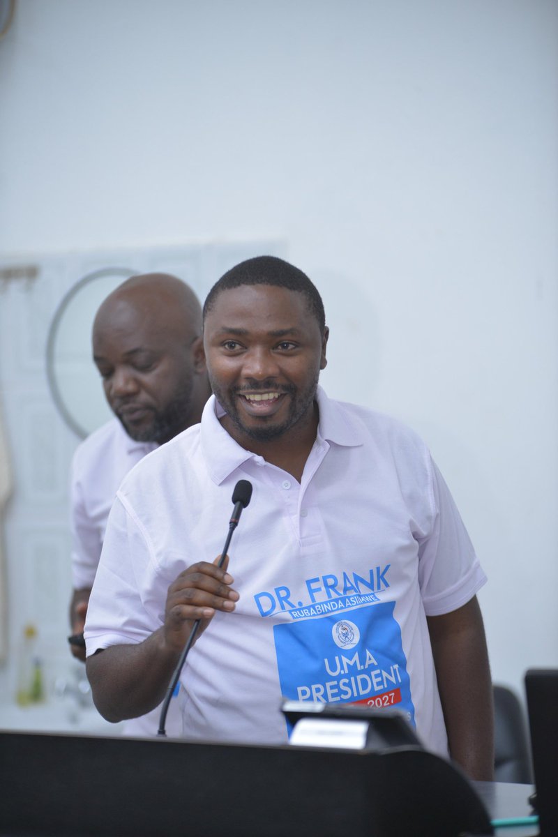 ElectDrFrankHQ's tweet photo. As we launched, we made sure the young doctors were also empowered financially.
Dr. Ambangira unpacked the power of U.M.A SACCO a financial lifeline for doctors with a vision worth UGX 10Bn. Growth, security & prosperity for the medical community.
#FirstPrinciples
#UMASACCO https://t.co/zsFAOfqyYg