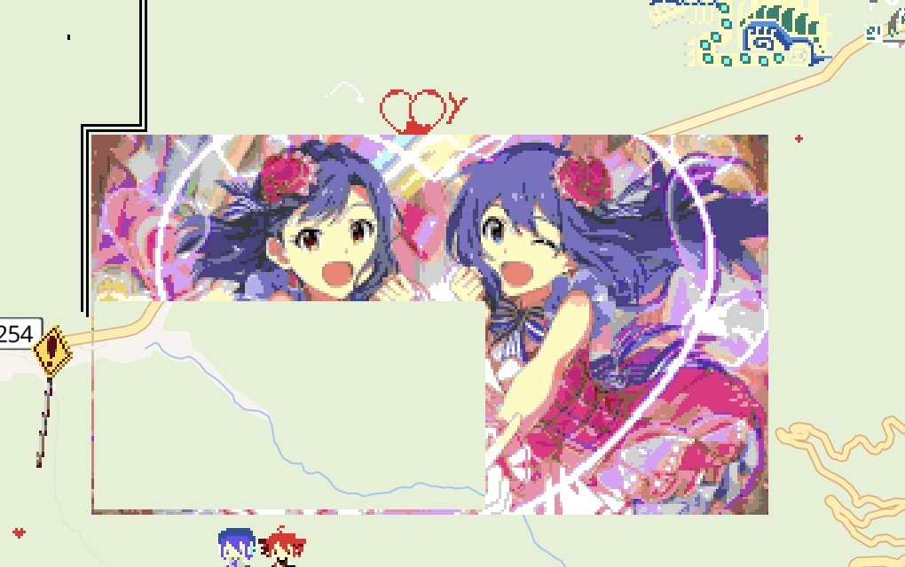 誰かが松本市にあんゆり描いてて草