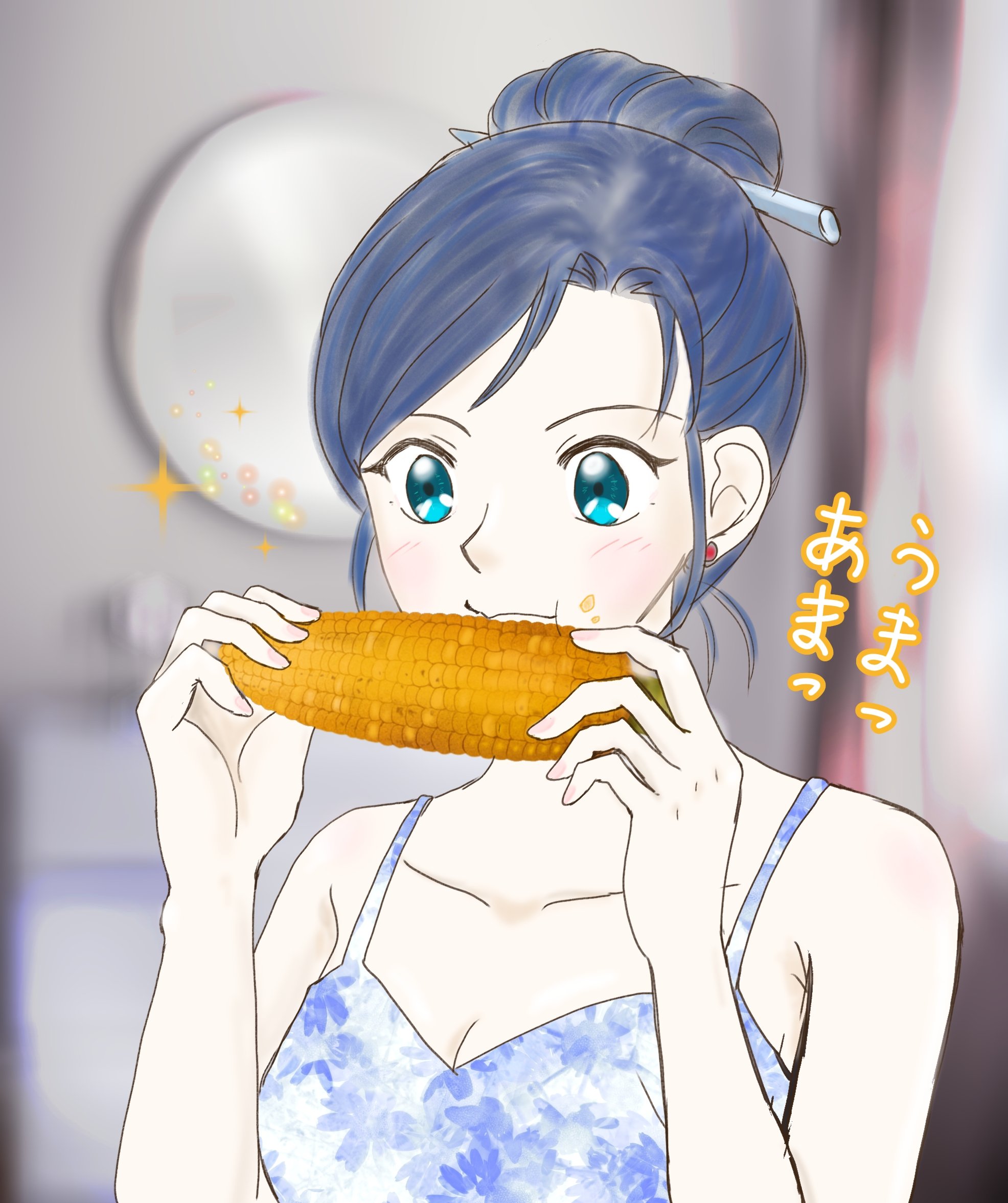 イラスト　原画　ホムチェンコ・アンナ 「トロピカル」 Denise || (@denise_aeolia) / X