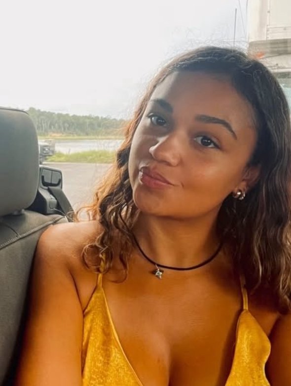 Madison Bailey on the OBX 5 set