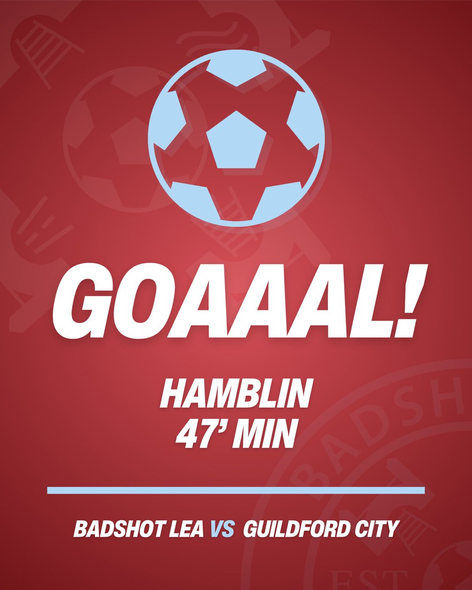 ⏰ 47’ 

HE’S BACK!!!

What a strike by Hamblin as he beats the keeper at the far post!!!

BL 2 - 0 <a href="/guildfordcityfc/">Guildford City FC</a> 

#Baggies <a href="/ComCoFL/">Combined Counties Football League</a>