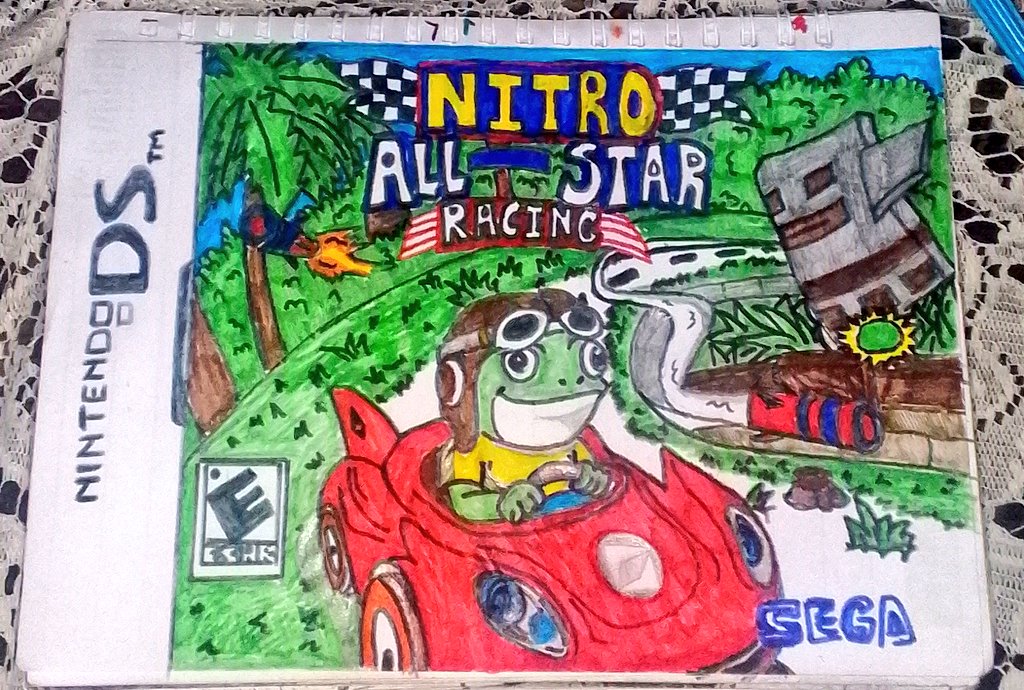 RolandTA_'s tweet photo. @NitroFrogTokens This is my original art entry sir โค๏ธ๐ฎ
$NITRO is about the win the race in the crypto space๐ค๐ช๐พ
I was inspired by the popular game we all know
Sonic All Star racing NINTENDO DS
I decided to make my very own $NITRO race game
#NitroMeme https://t.co/2XyDpJjHoE