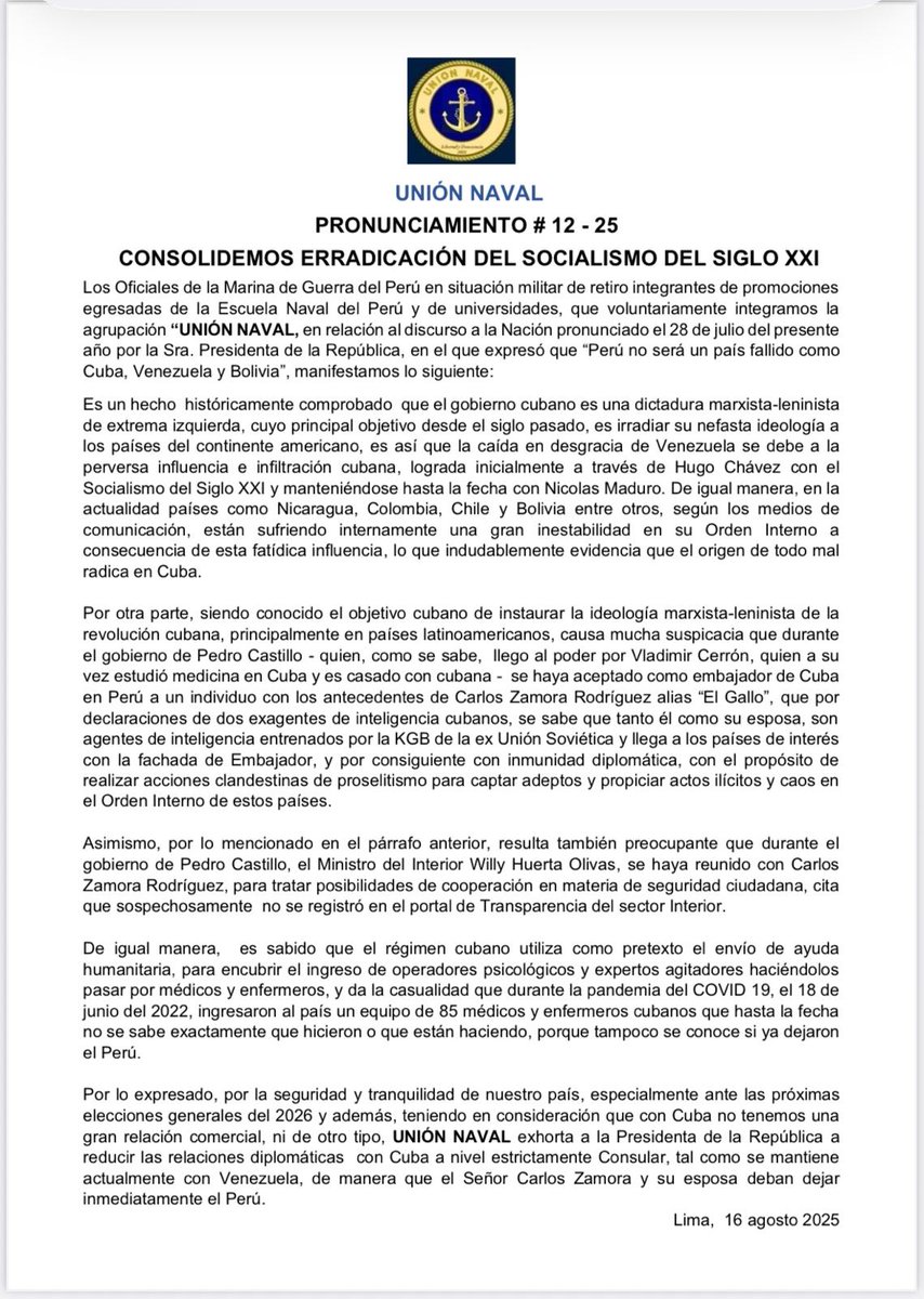 Union Naval tweet media