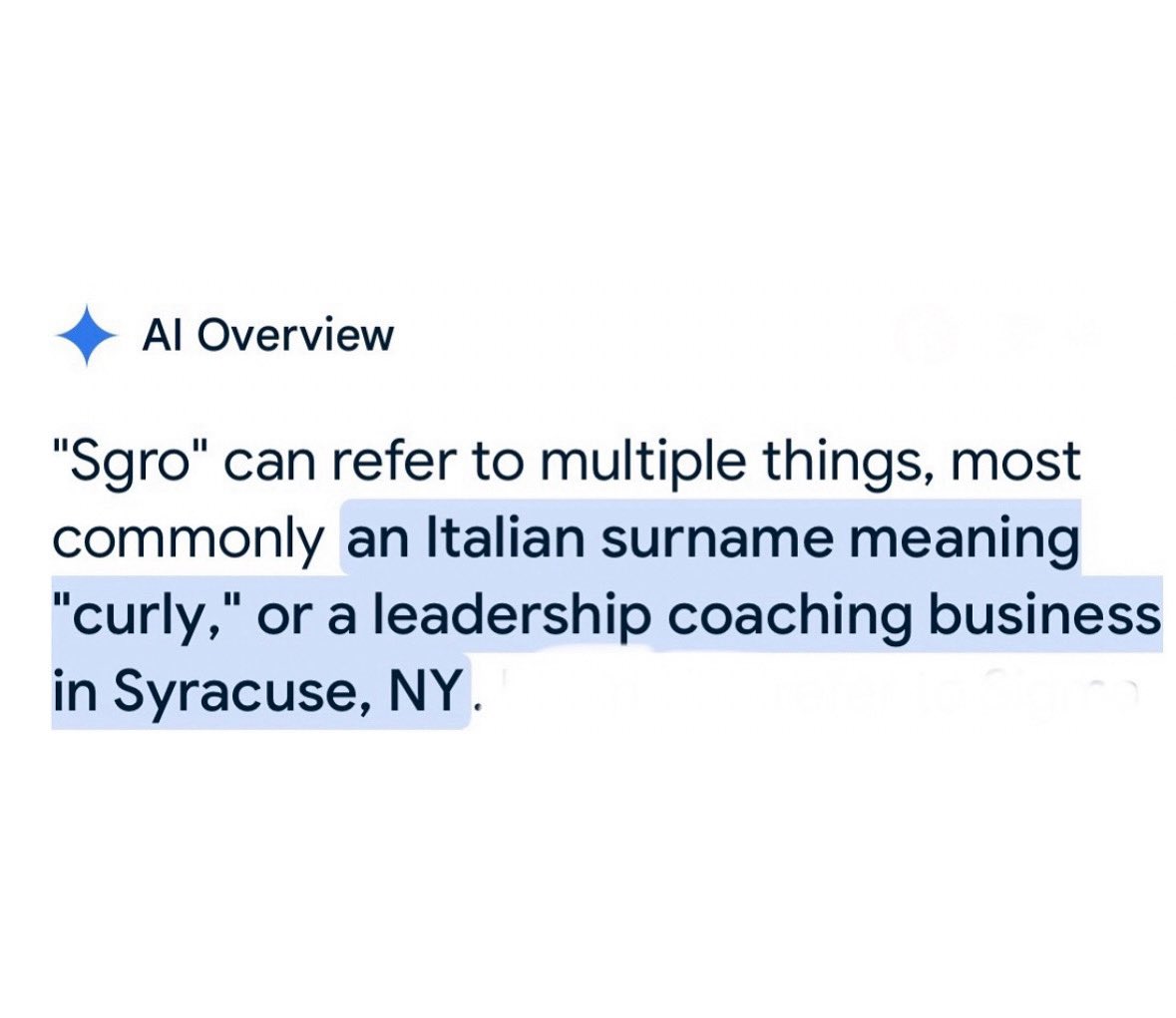 I mean. AI totally got it right.🤖 #SgroWizard