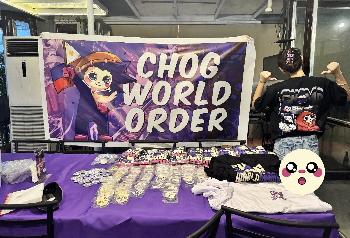 Benja (@1stbenjanad) on Twitter photo CHOG WORLD ORDER! 🇵🇭
chog is inevitable. everyone will slowly pivot to this cute creature on the purple chain.
powered by <a href="/xkraius/">Bran</a>, <a href="/kimchiii0319/">Kimchi 김치ㅣㅣㅣ🌸</a>, <a href="/BuyHold01/">buyhodl🔫 Monad ⌘</a>, and the Chog team! CHOG WORLD ORDER! 🇵🇭
chog is inevitable. everyone will slowly pivot to this cute creature on the purple chain.
powered by <a href="/xkraius/">Bran</a>, <a href="/kimchiii0319/">Kimchi 김치ㅣㅣㅣ🌸</a>, <a href="/BuyHold01/">buyhodl🔫 Monad ⌘</a>, and the Chog team!