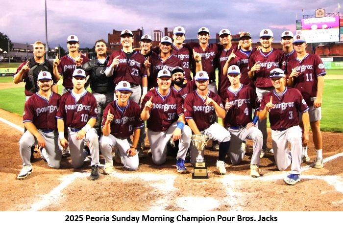 Pour Bros. Jacks Sweep Expos in Championship Series for Peoria Sunday Morning Title! Here is their story: msblnational.com/2025-pour-bros… #mensbaseball #msbl #adultbaseball #seniorbaseball