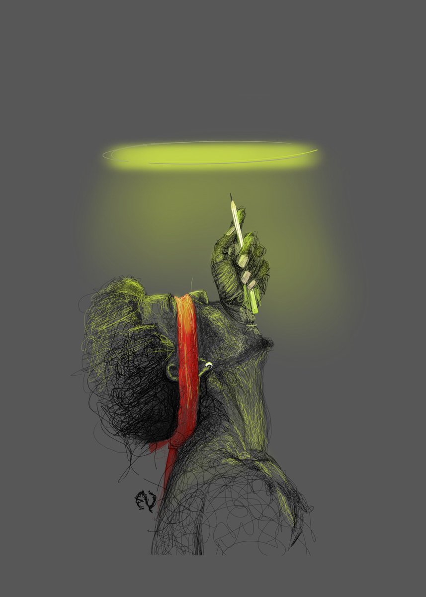 "The words of an Artist is in his hand"