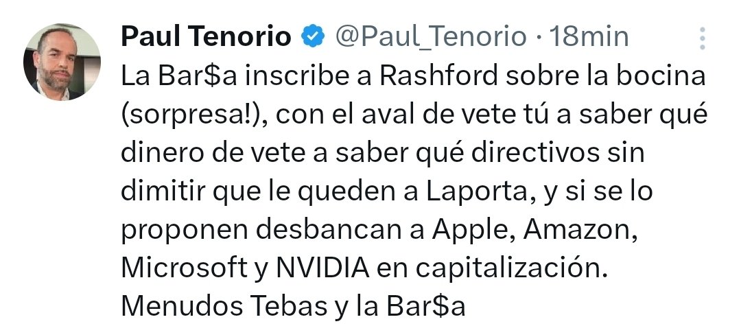 Como va a mamar el subnormal este durante toda la temporada! 🤣