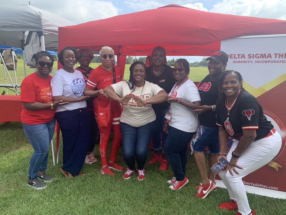 AJ (@principal0915) on Twitter photo Nothing like being surrounded by my beautiful sorors of Delta Sigma Theta! ❤️💃 Sisterhood, service, and love in action—always a joy to share moments like these. 🔺 #DST1913 #Sisterhood #DeltaSigmaTheta Nothing like being surrounded by my beautiful sorors of Delta Sigma Theta! ❤️💃 Sisterhood, service, and love in action—always a joy to share moments like these. 🔺 #DST1913 #Sisterhood #DeltaSigmaTheta