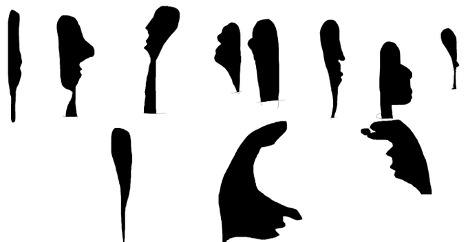 side profiles for drawing reference tweet media