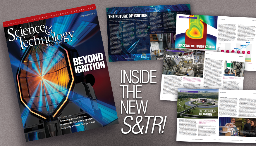 Livermore_Lab's tweet image. What's the future of #Ignition? LLNL researchers are reaching higher energy yields from existing tools while looking ahead to new opportunities. Inside the new issue of the Science and Technology Review, we crack the fusion codes and explore fusion energy. livermorelab.info/4fiiUwO