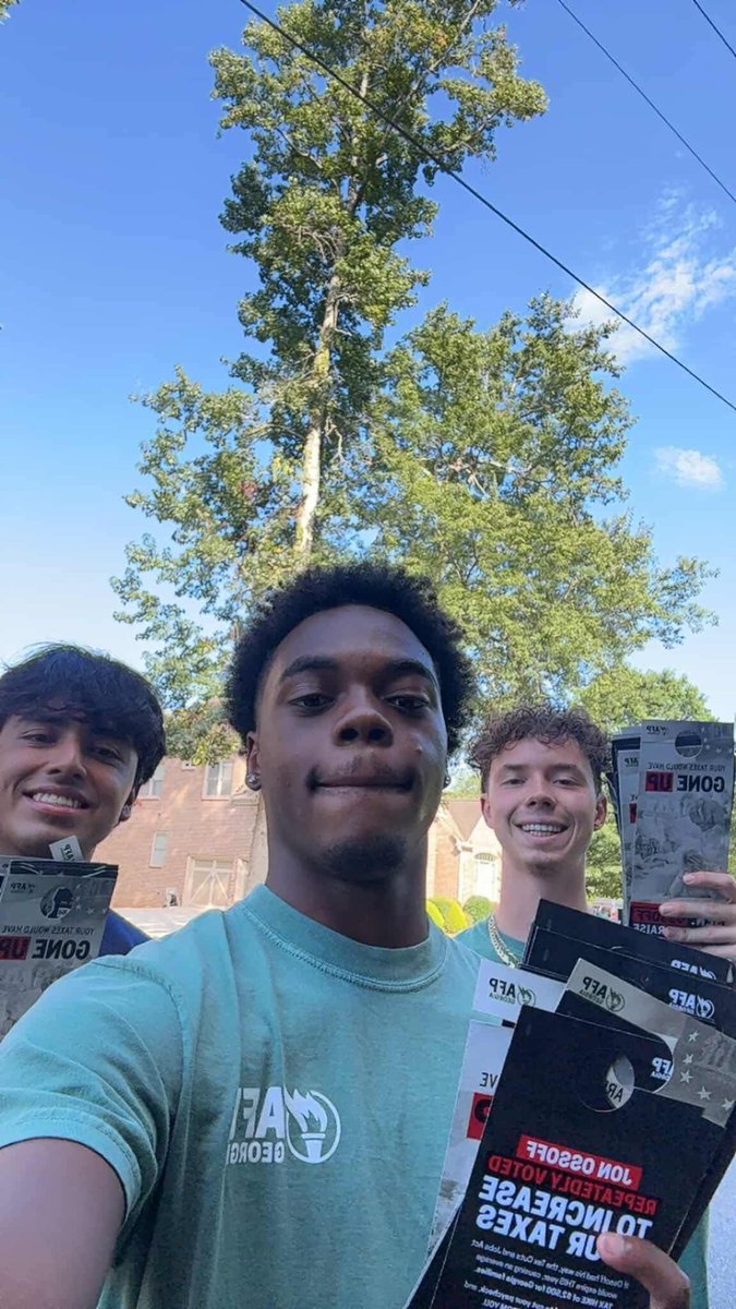 AFPGeorgia (@afpgeorgia) on Twitter photo Today is a beautiful day to hold Sen. Jon Ossoff accountable for voting to INCREASE our taxes ☀️
ICYMI: <a href="/ossoff/">Jon Ossoff</a> voted against the OBBB — which means the Trump Tax Cuts would’ve expired this year, hitting hardworking Georgians with a $2,500 tax hike.
JOIN US ➡️ Today is a beautiful day to hold Sen. Jon Ossoff accountable for voting to INCREASE our taxes ☀️
ICYMI: <a href="/ossoff/">Jon Ossoff</a> voted against the OBBB — which means the Trump Tax Cuts would’ve expired this year, hitting hardworking Georgians with a $2,500 tax hike.
JOIN US ➡️