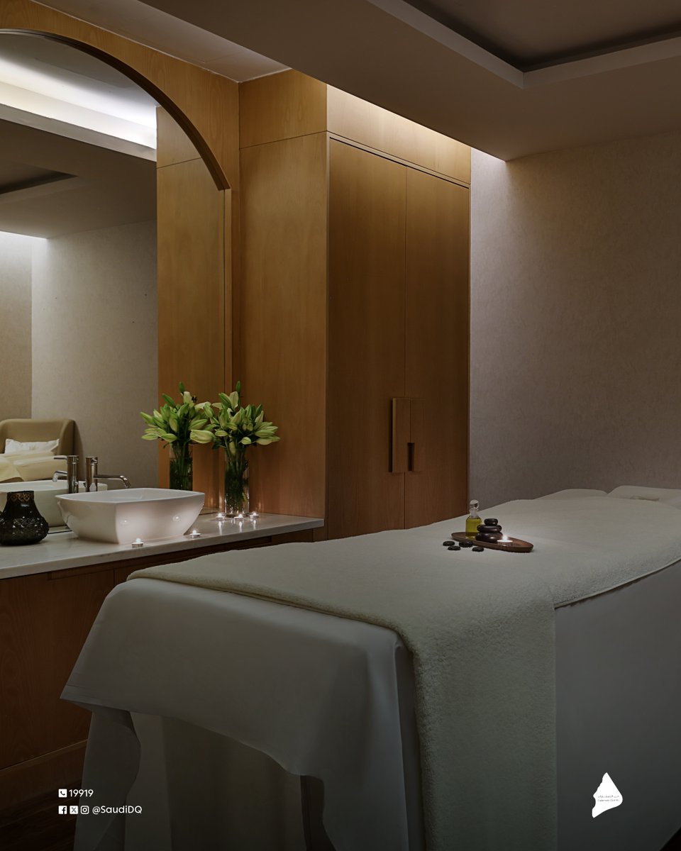 استمتعوا بلحظات الاسترخاء في ساراي سبا 🛁✨
#حي_السفارات

Enjoy moments of relaxation at Saray Spa 🛁✨
#DiplomaticQuarter