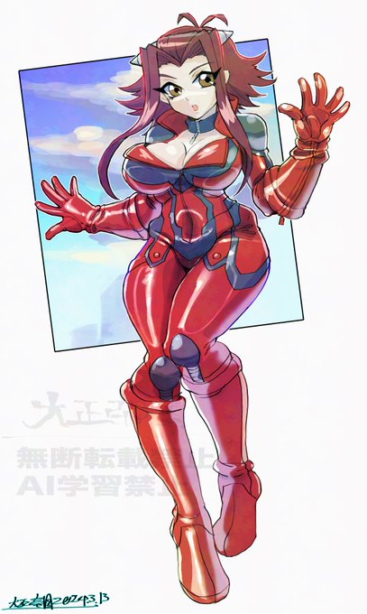 十六夜アキさんはライダースーツがええね🥰 