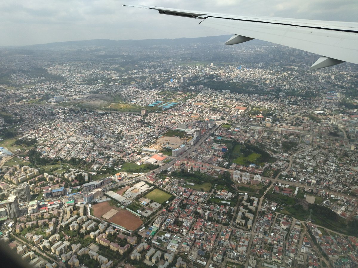 飛行機から見たエチオピア🇪🇹